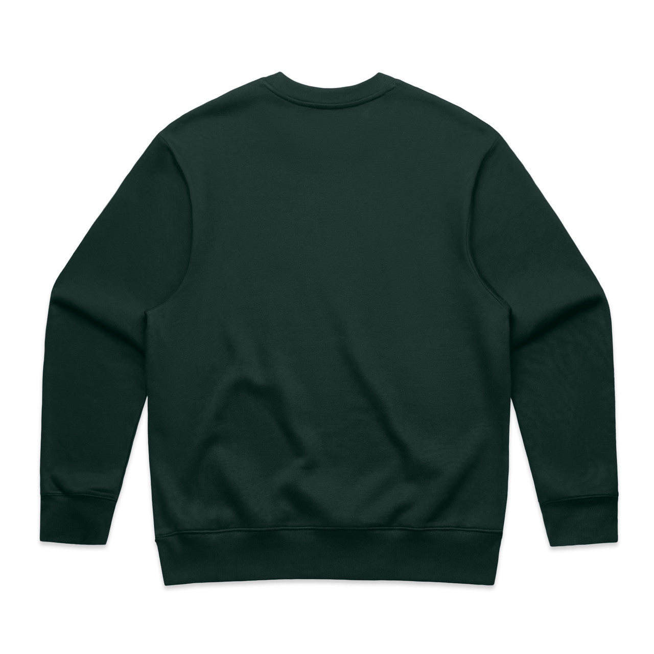 Heavy Crew – Sweatshirt - PINE GREEN - BACK