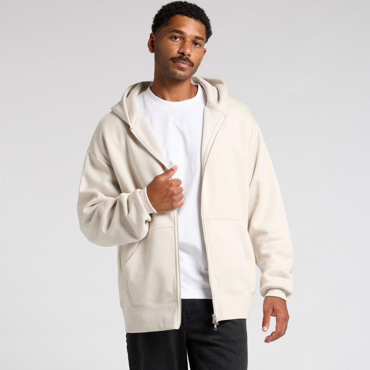 Heavy Zip Hood – Hoodie - BACK
