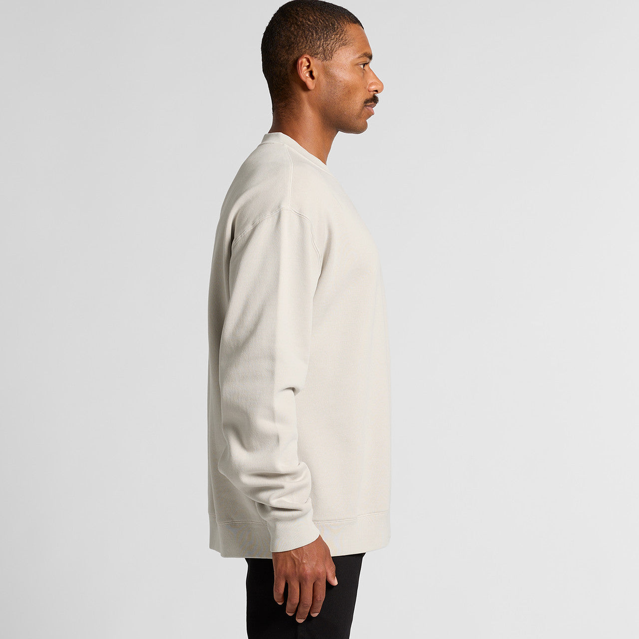 Relax Faded Crew – Sweatshirt - SIDE