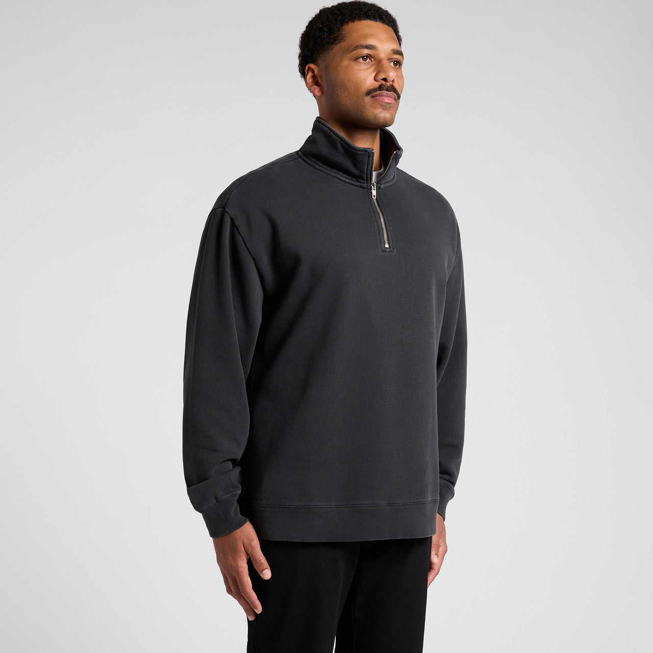 Relax Faded Half Zip – Hoodie - TURN
