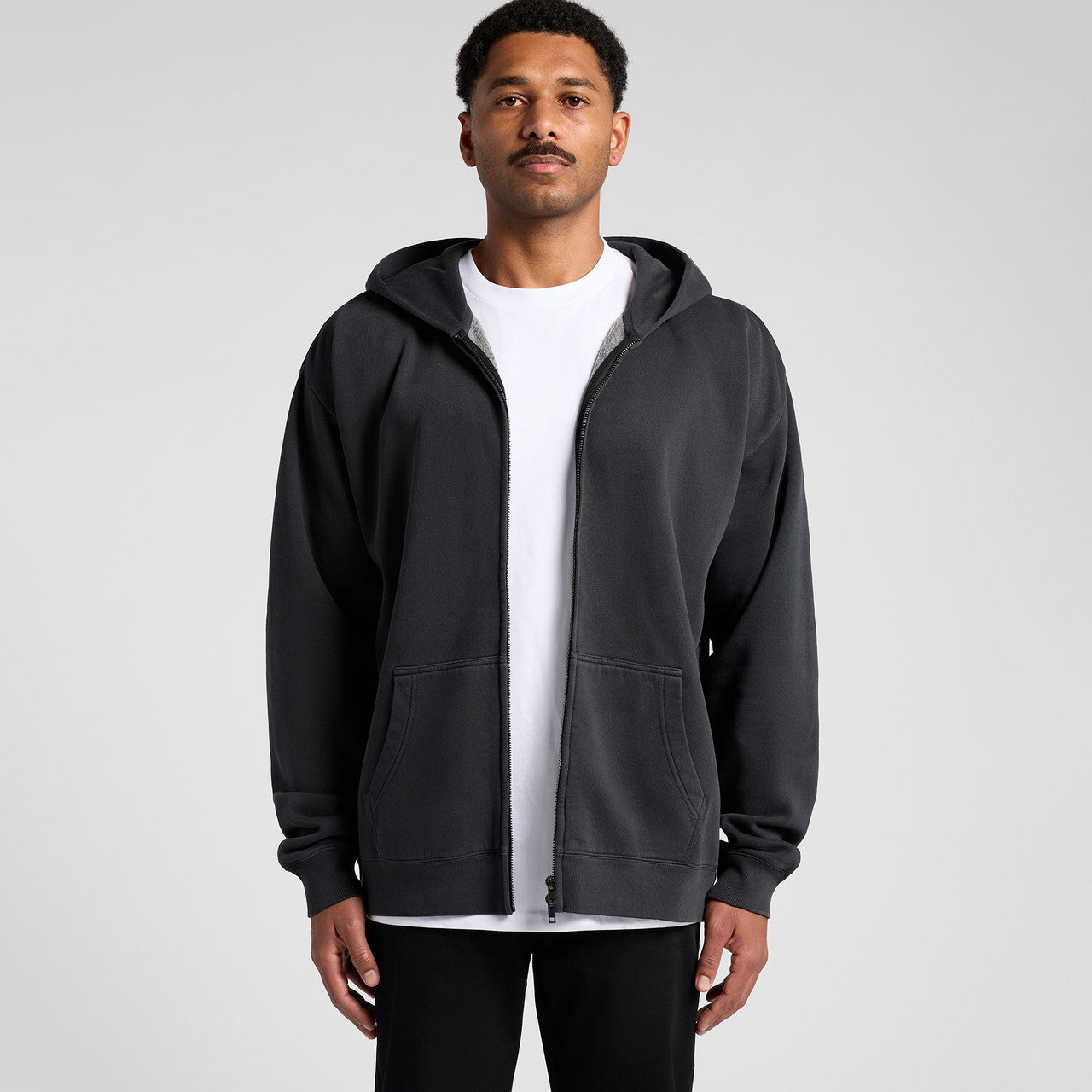 Relax Faded Zip Hood – Hoodie - MAIN