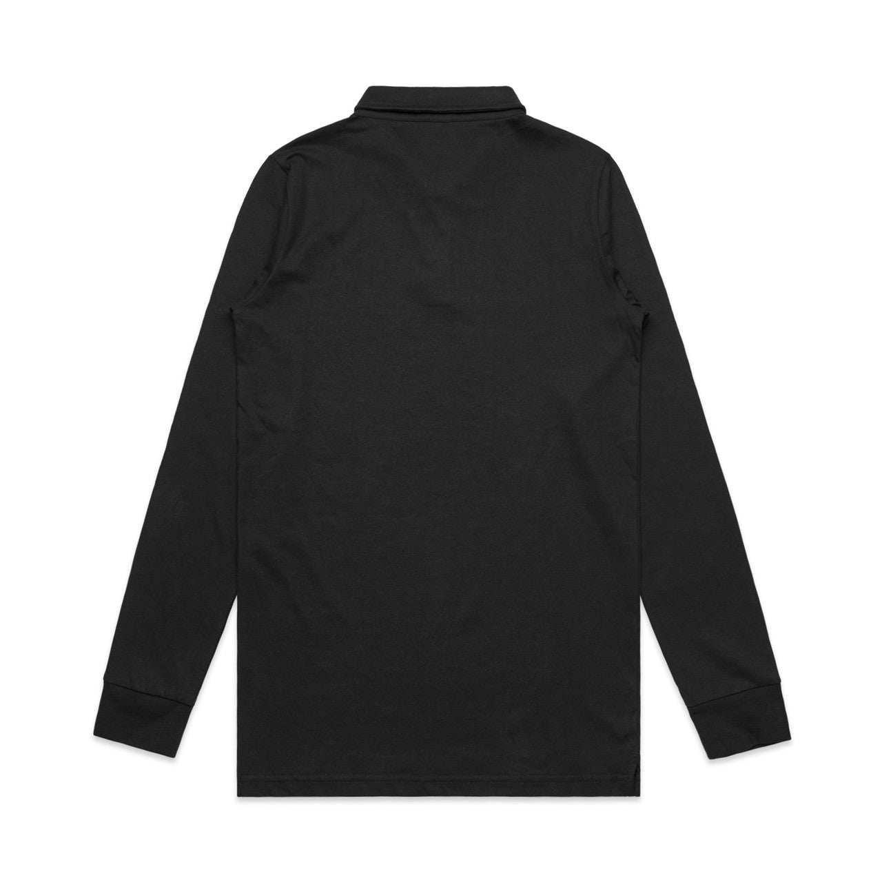 Chad L/S Polo – Polo Shirt - BLACK - BACK