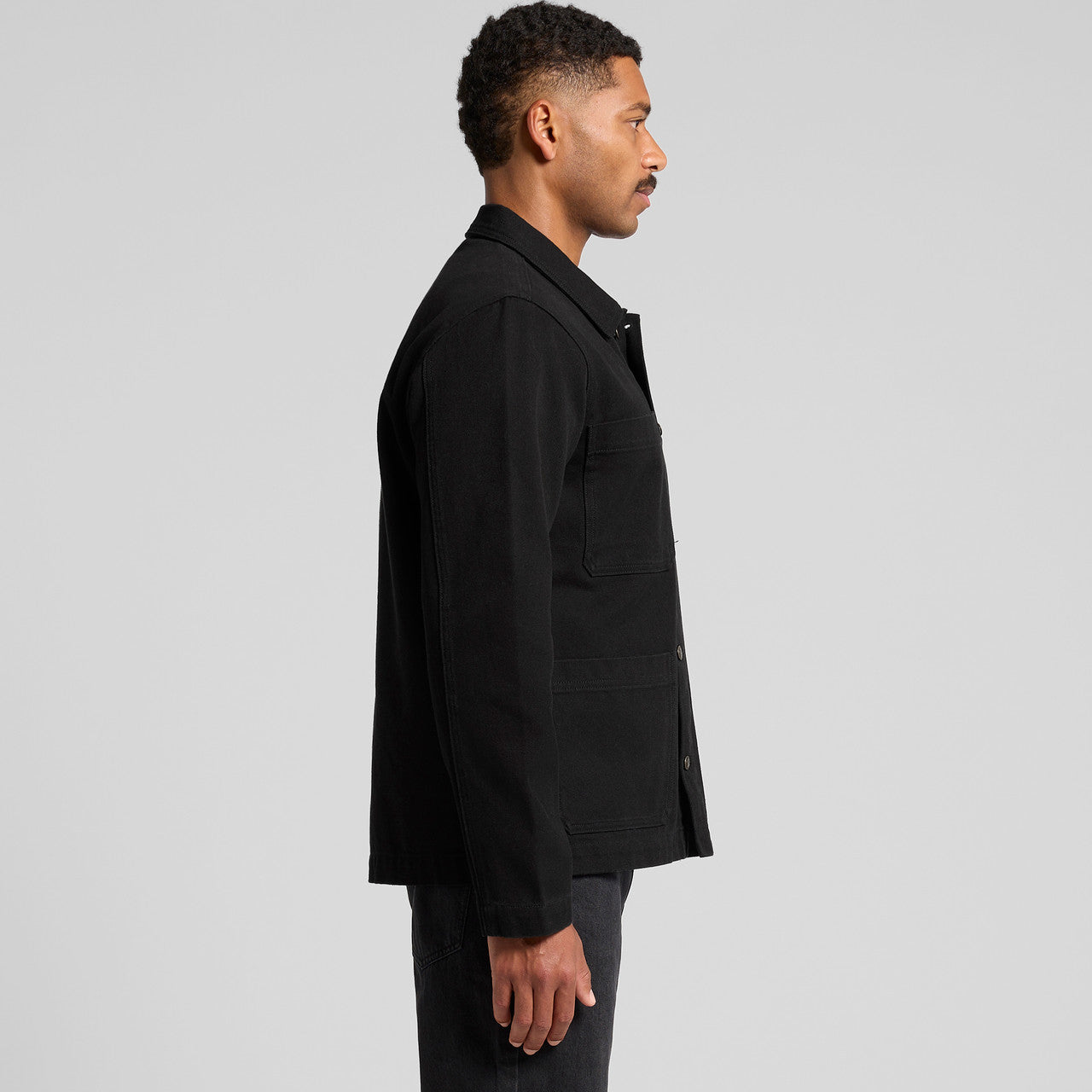 Canvas Chore Jacket - SIDE