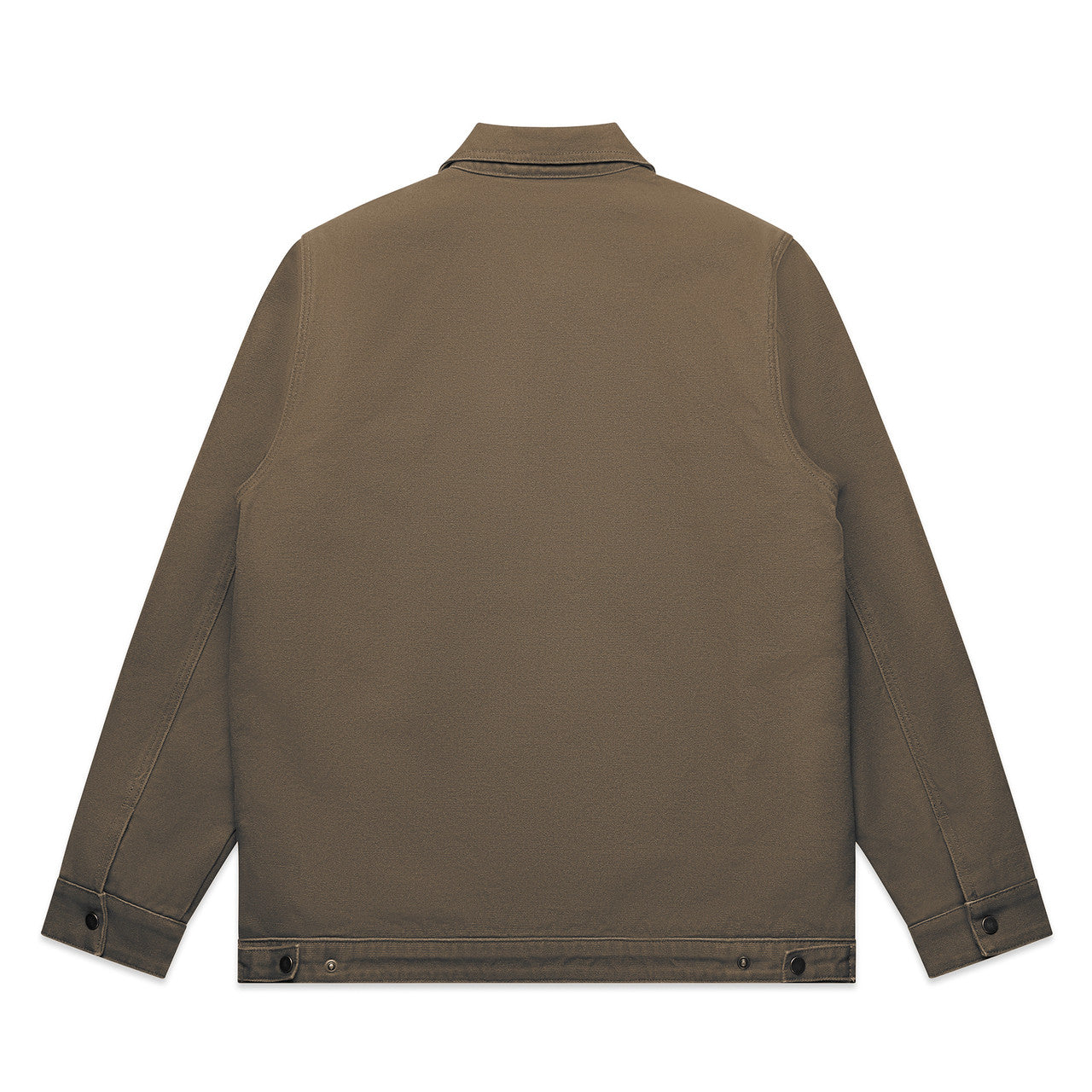 Canvas Heavy Jacket - WALNUT - BACK
