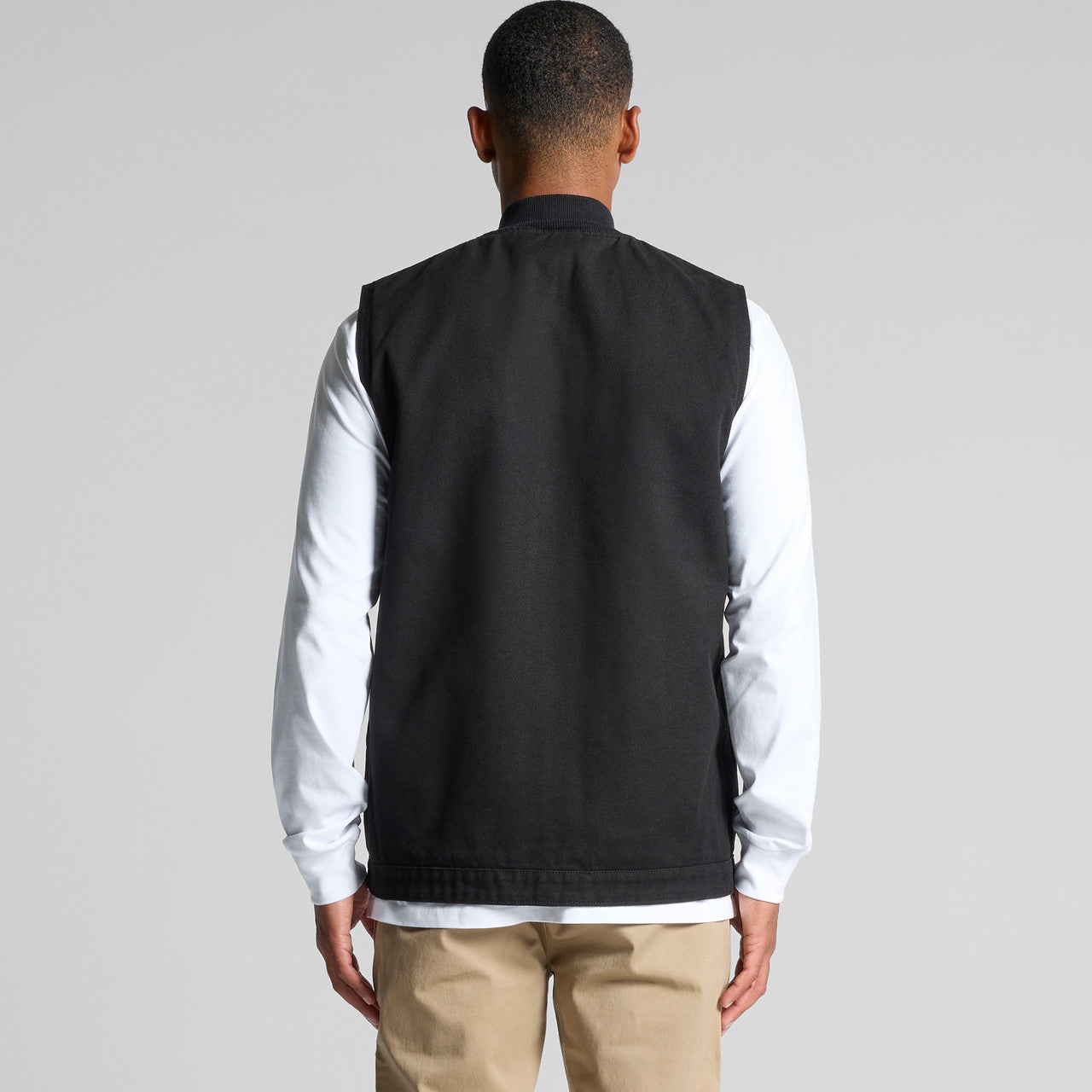Canvas Heavy Vest – Jacket - BACK