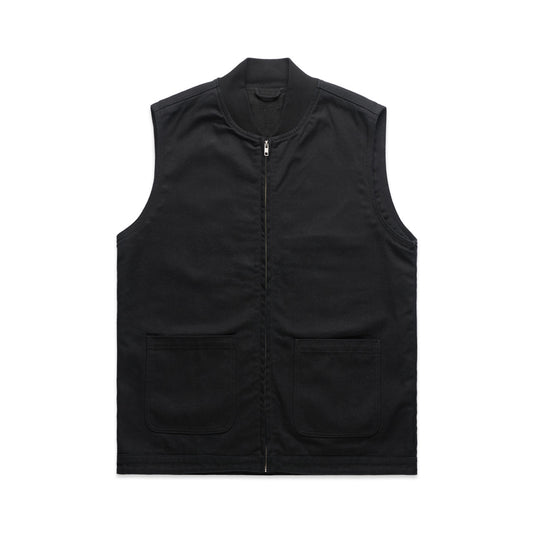 Canvas Heavy Vest – Jacket - Black