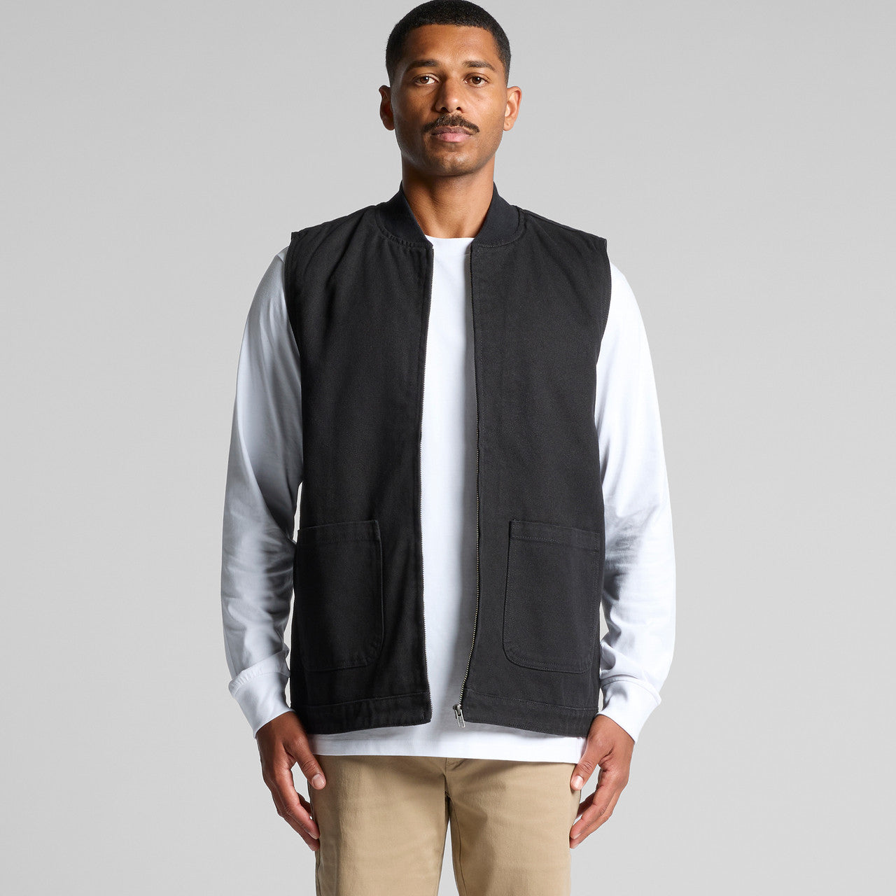 Canvas Heavy Vest – Jacket - MAIN