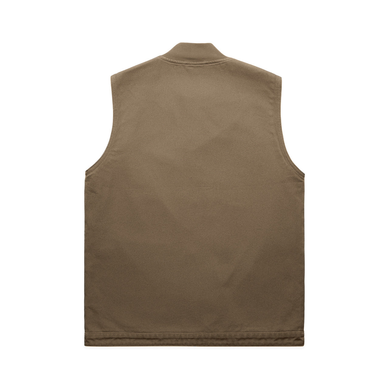 Canvas Heavy Vest – Jacket - WALNUT - BACK