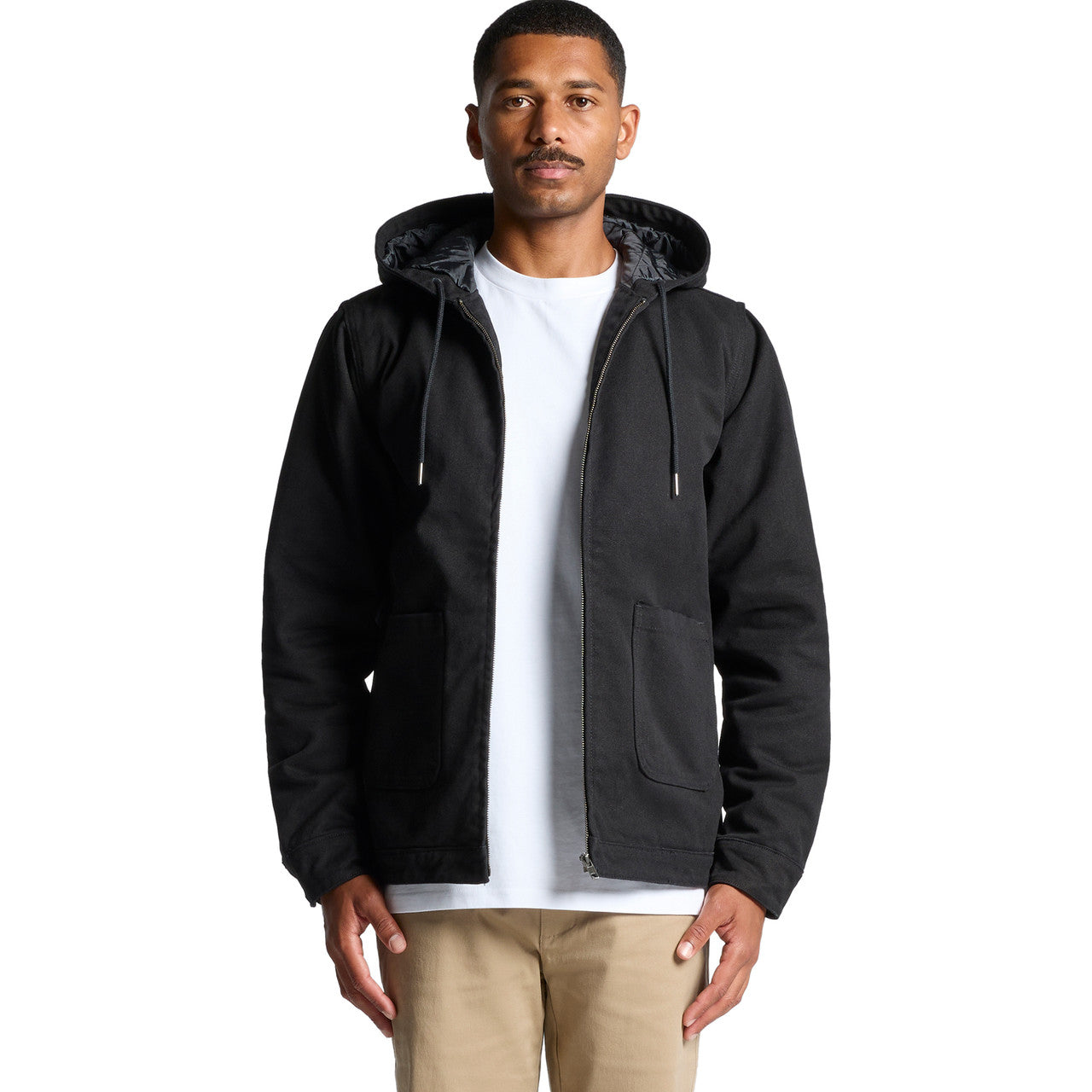 Canvas Heavy Hooded Jacket - FRONT