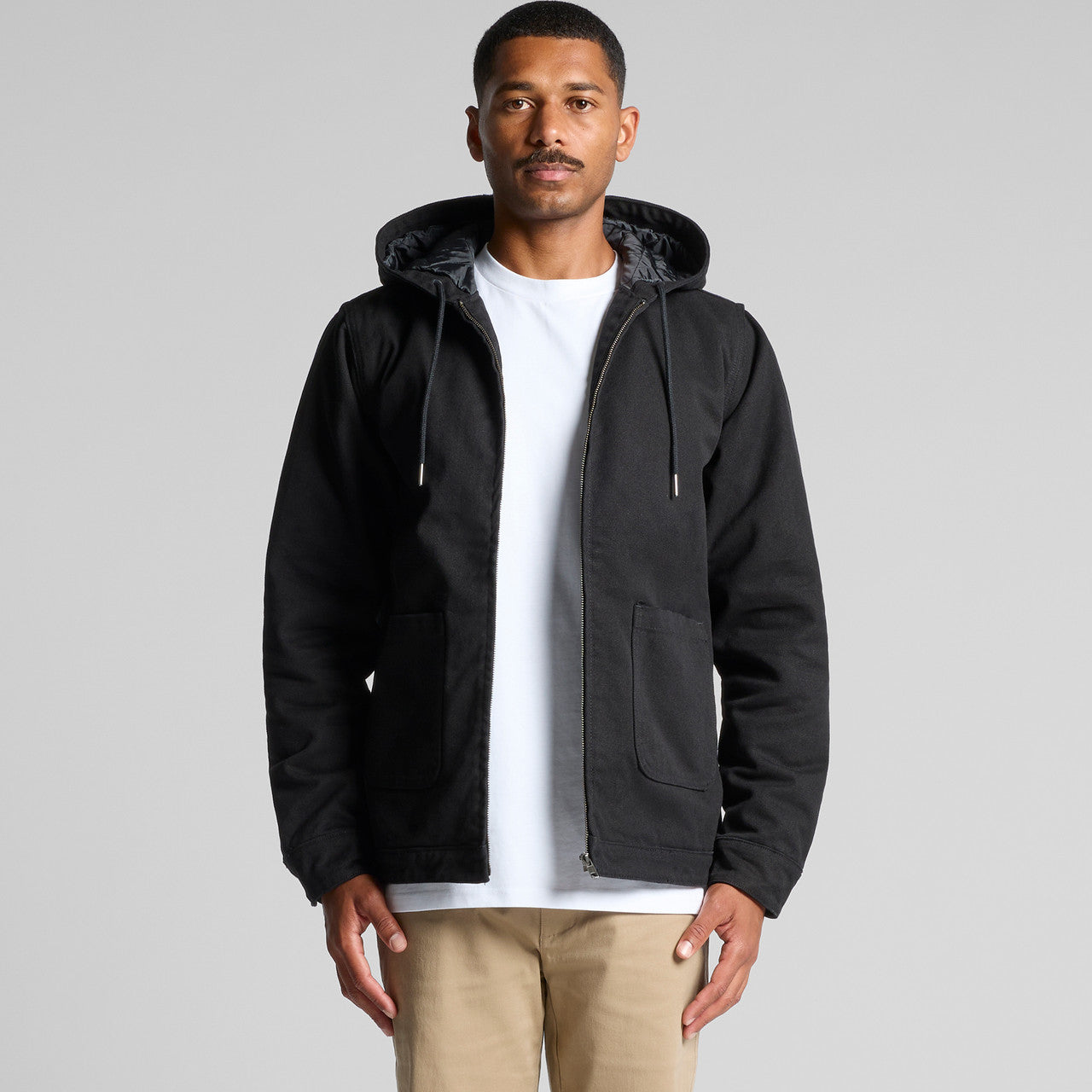 Canvas Heavy Hooded Jacket - MAIN