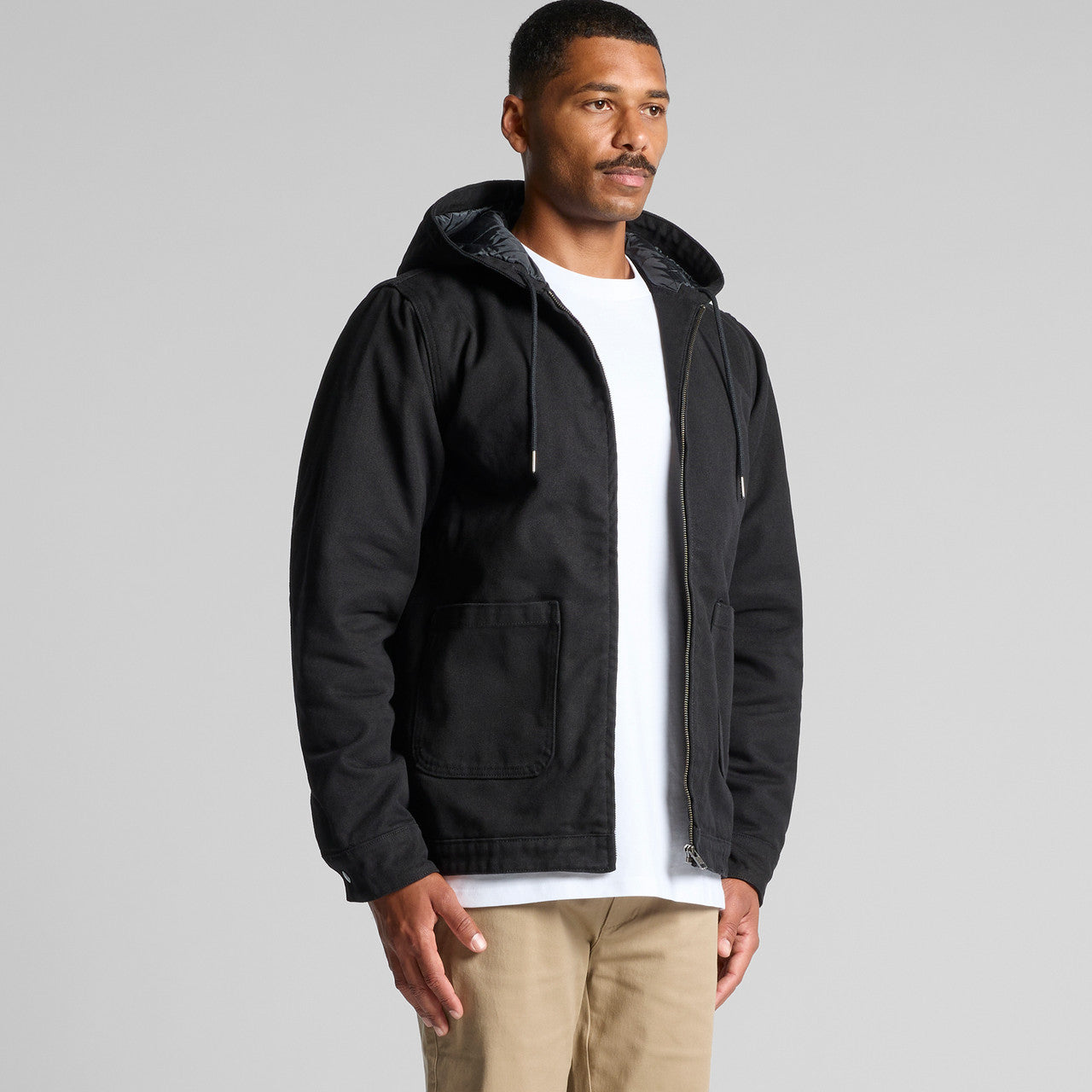 Canvas Heavy Hooded Jacket - TURN