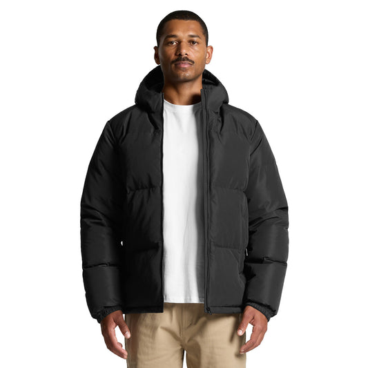 Hooded Puffer Jacket - FRONT