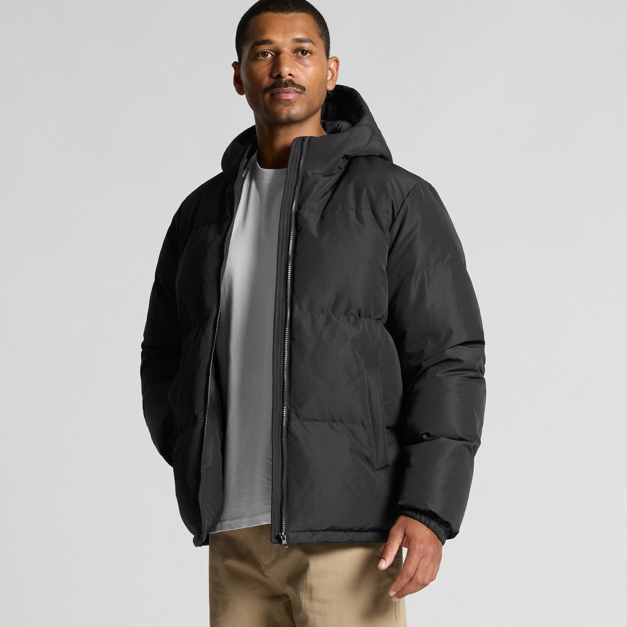 Hooded Puffer Jacket - BACK