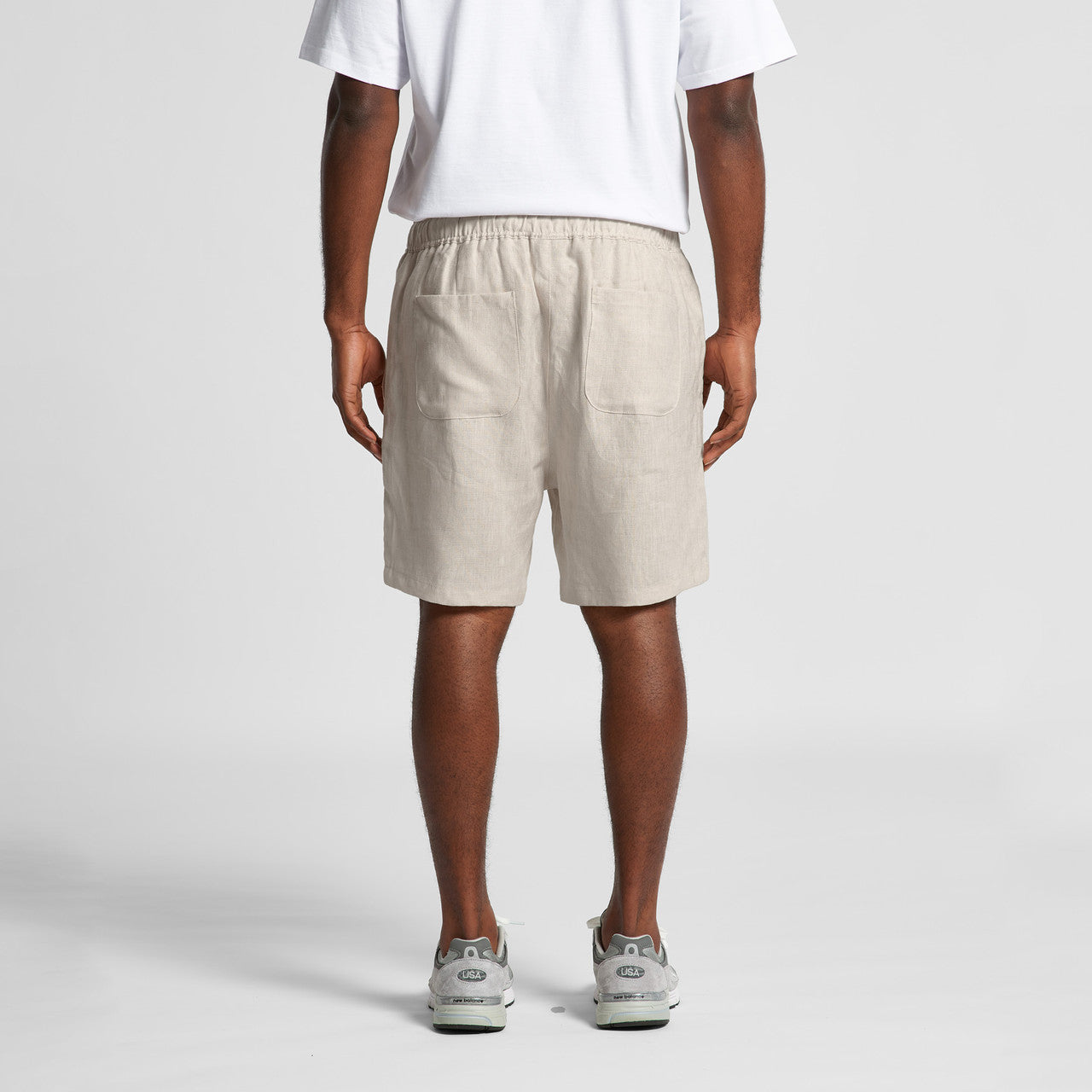 Linen Shorts 18" - BACK
