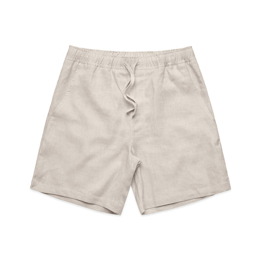 Linen Shorts 18" - Natural