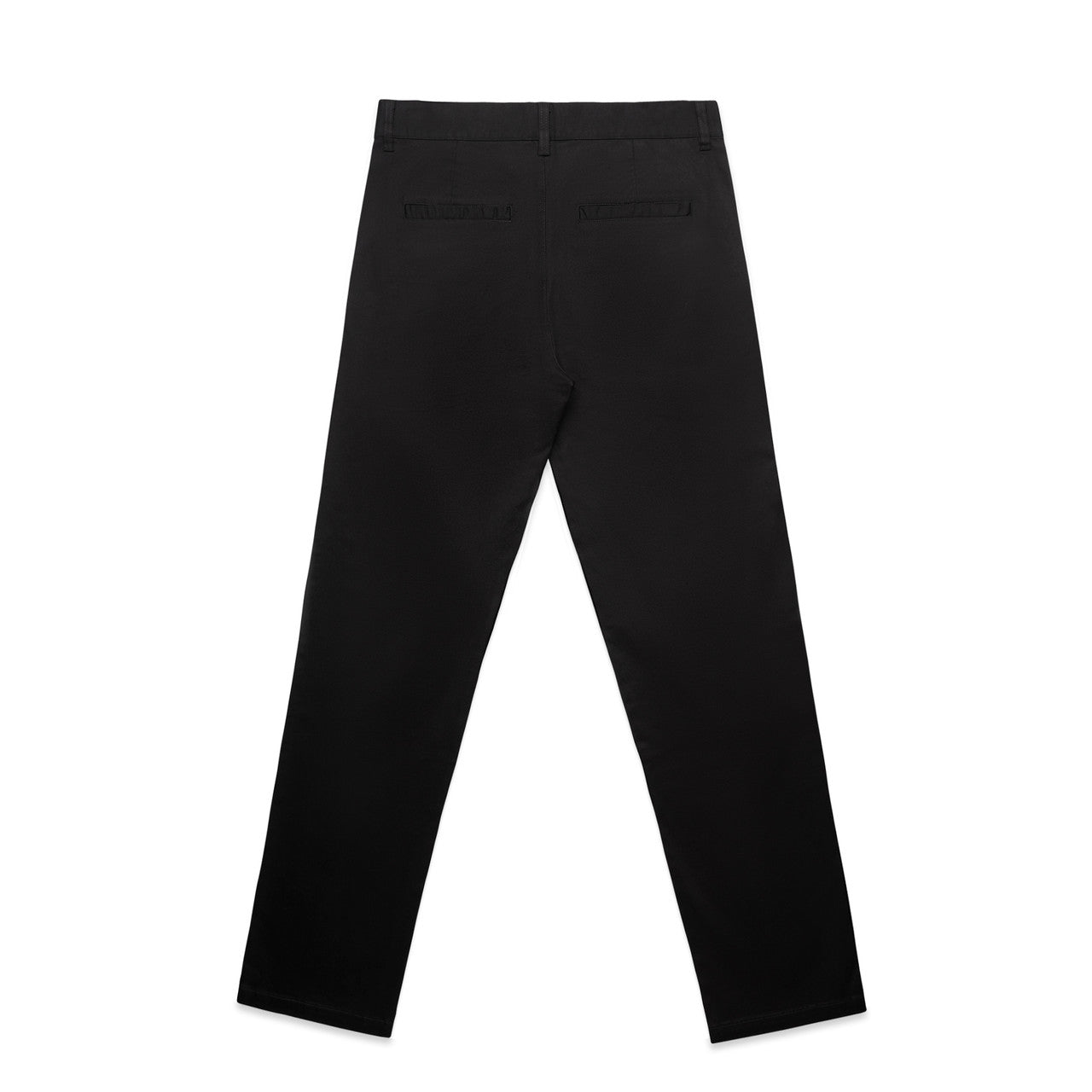 Straight Trousers – Pants - BLACK - BACK
