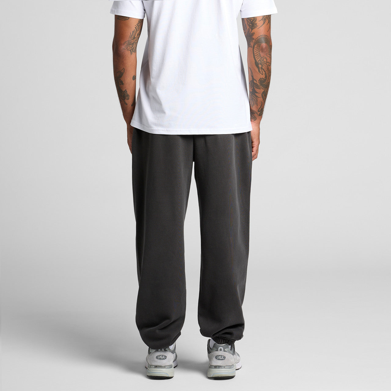 Relax Faded Joggers – Track Pants - BACK
