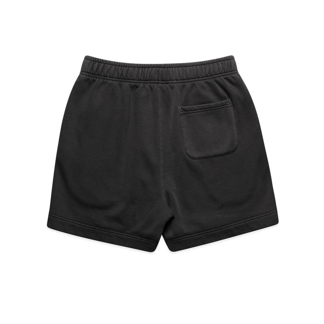 Relax Faded Track Shorts 18" - FADED BLACK - BACK