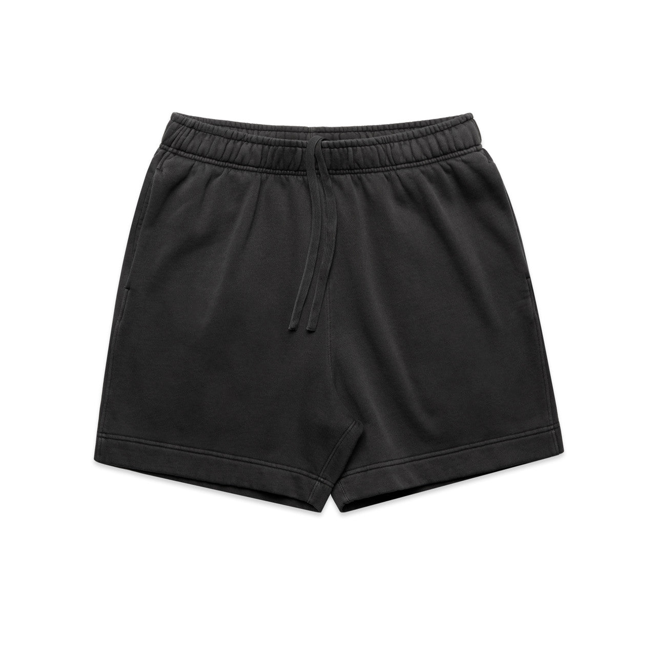Relax Faded Track Shorts 18" - Faded Black