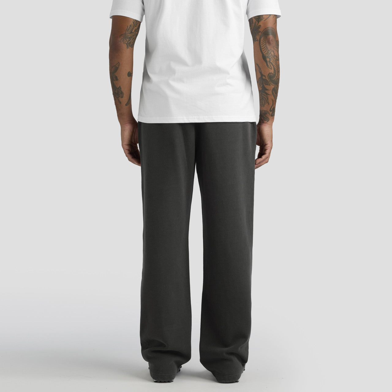 Relax Faded Cuffless Joggers – Track Pants - BACK