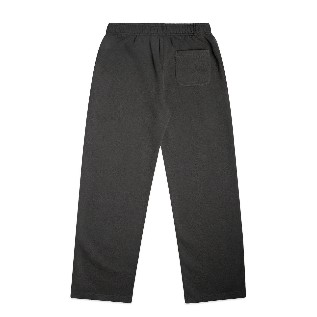 Relax Faded Cuffless Joggers – Track Pants - FADED BLACK - BACK