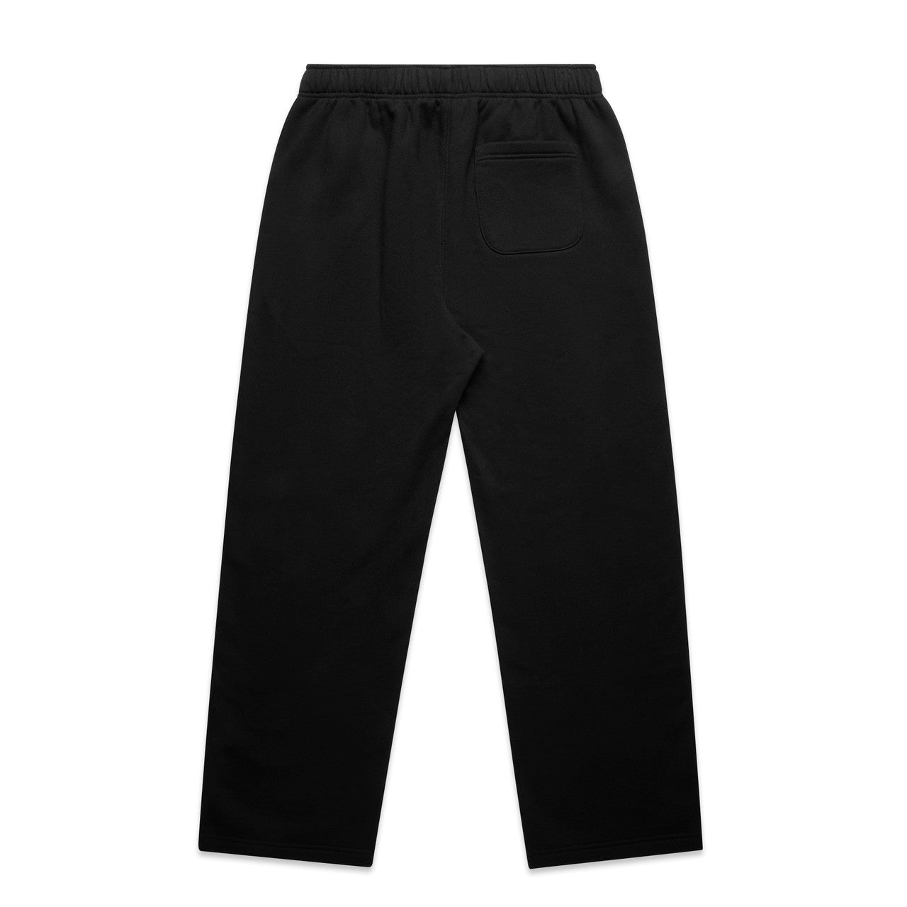Relax Cuffless Joggers – Track Pants - BLACK - BACK