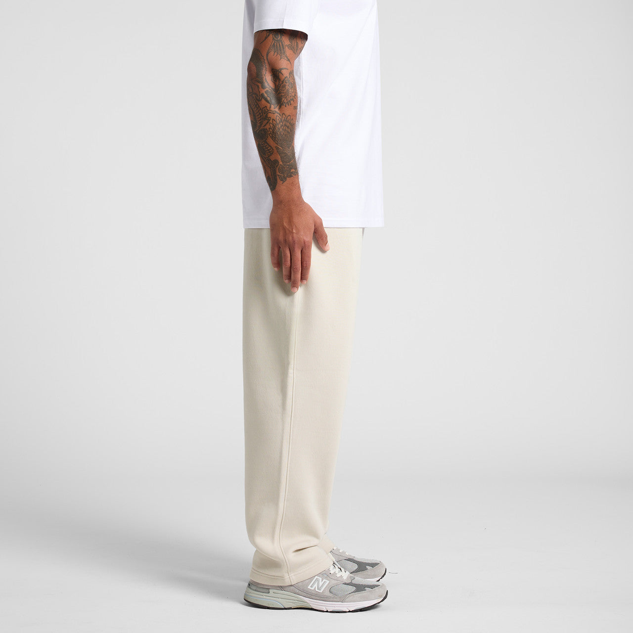 Relax Cuffless Joggers – Track Pants - SIDE