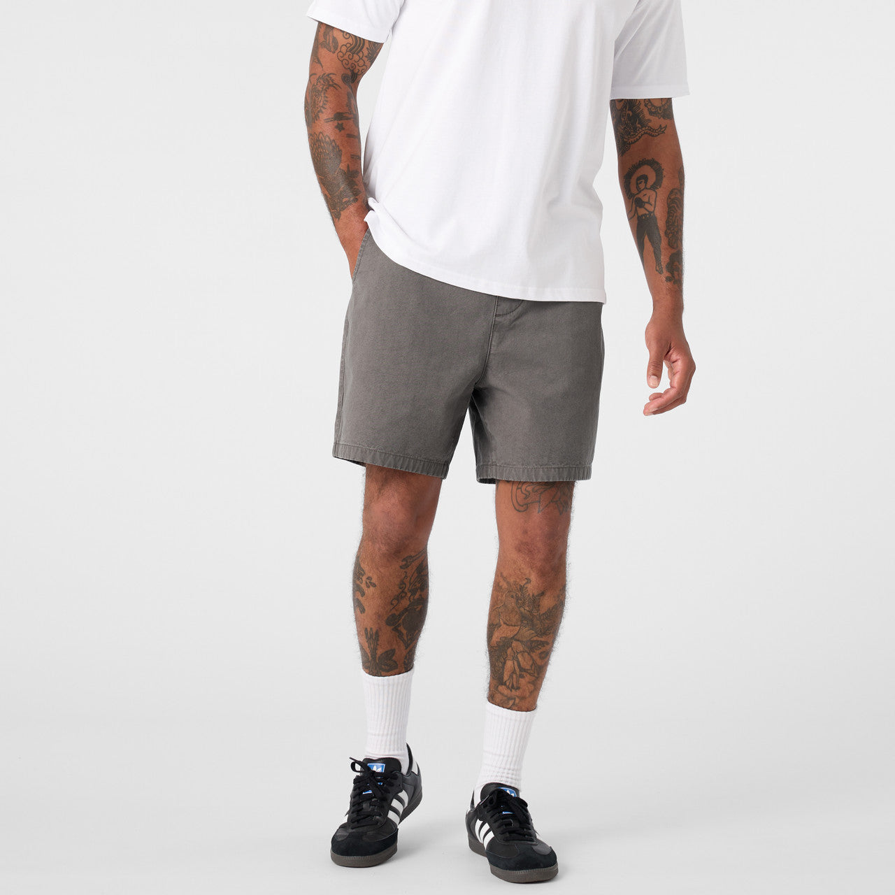 Faded Walk Shorts 18" - EXTA 1