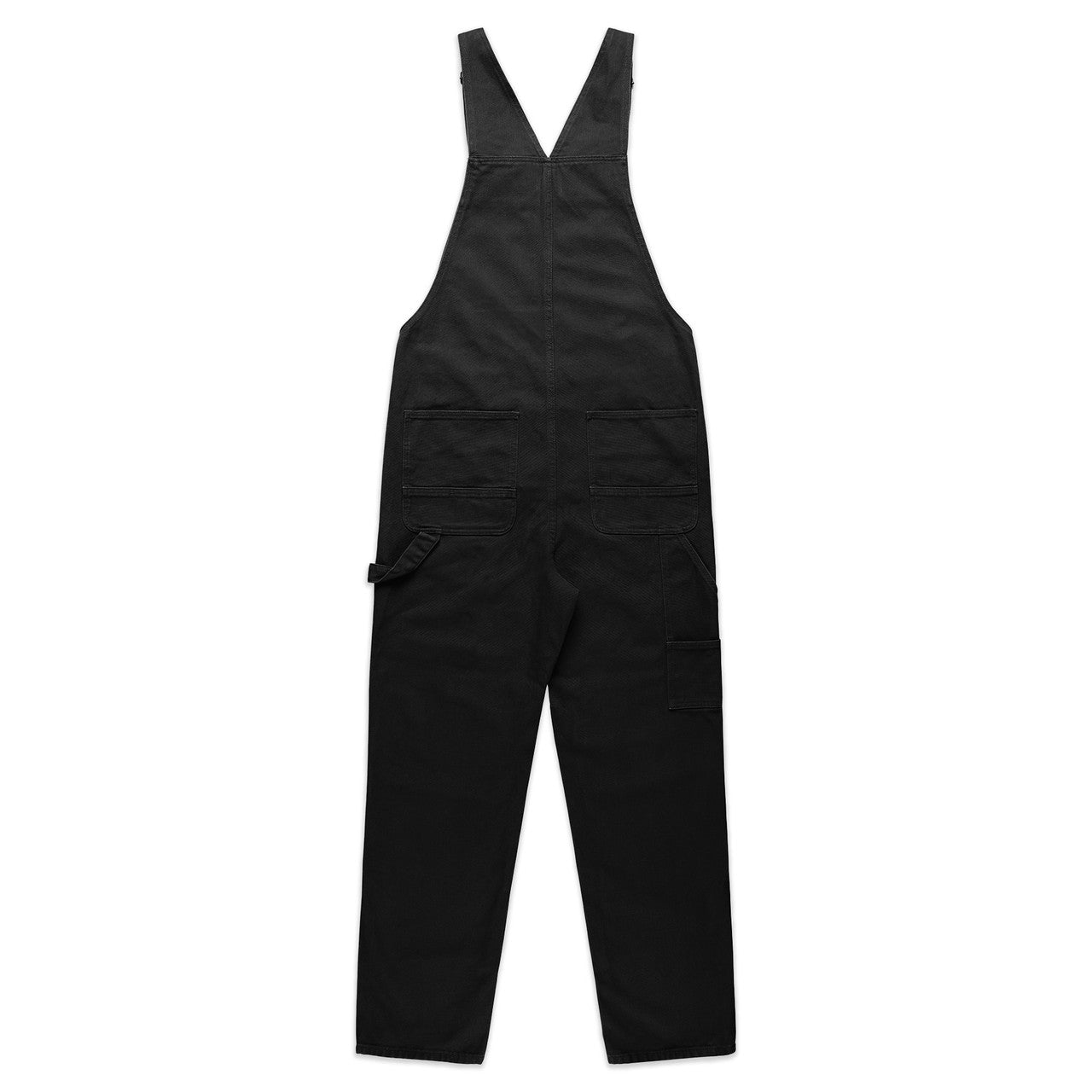 Canvas Overalls - BLACK - BACK