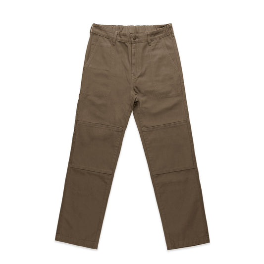 Canvas Trousers – Pants - Walnut