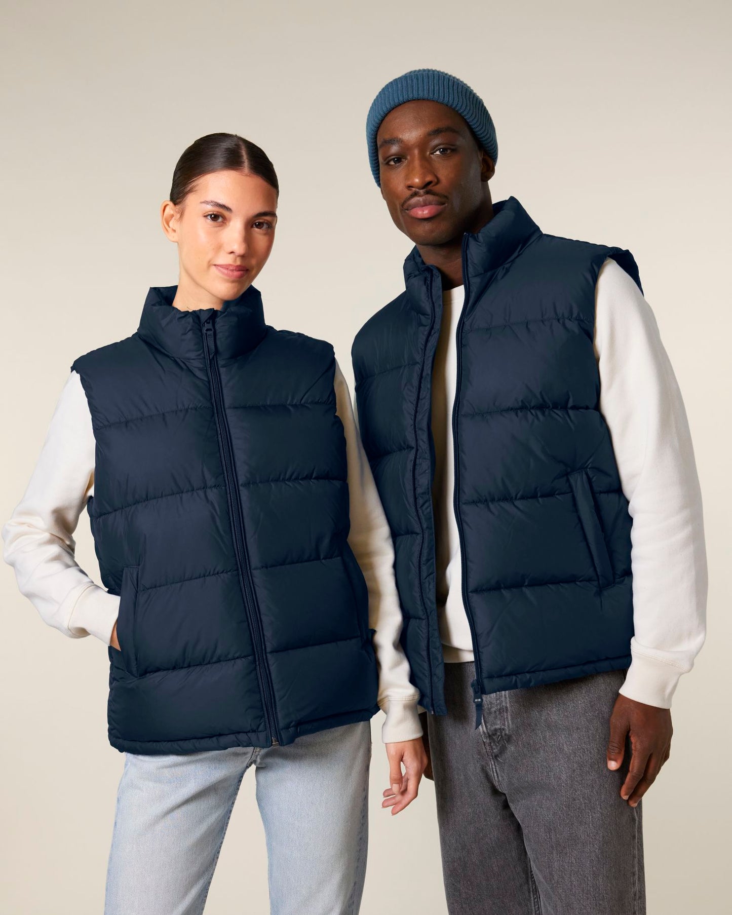 Puffer Gilet – Unisex Padded Jacket - French Navy