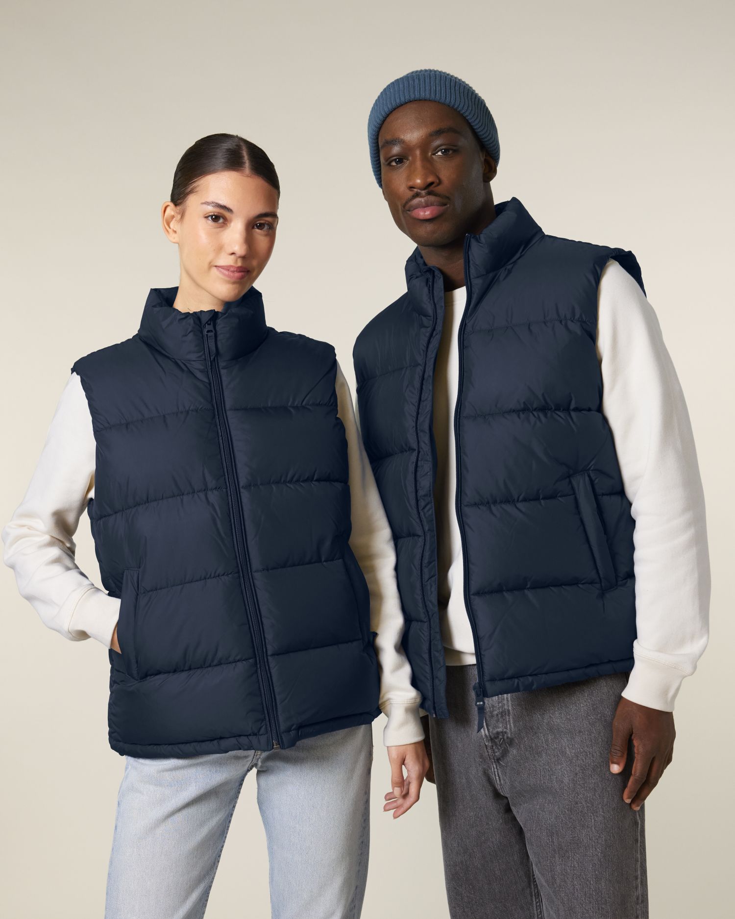 Puffer Gilet – Unisex Padded Jacket - French Navy