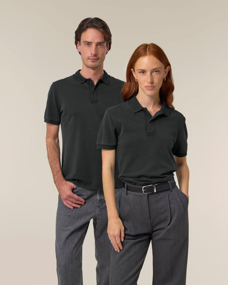 Coaster Vintage – Unisex Polo Shirt - G. Dyed Hydro