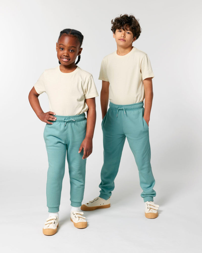 Mini Mover 2.0 – Kids Pant - Teal Monstera