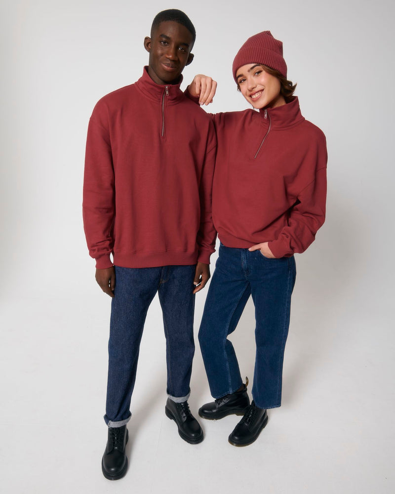 Miller Dry – Unisex Crew neck sweatshirt - Red Earth