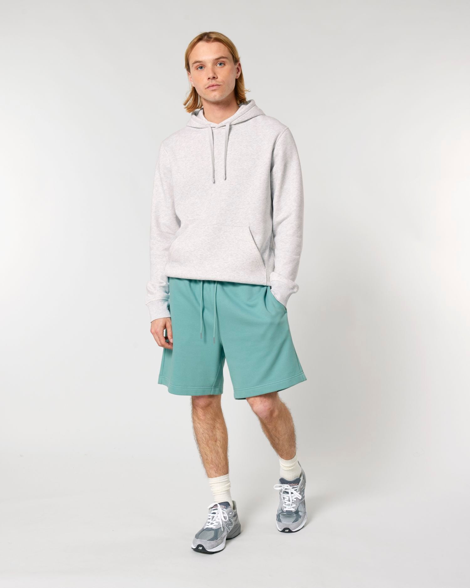 Trainer 2.0 – Unisex Shorts - Teal Monstera