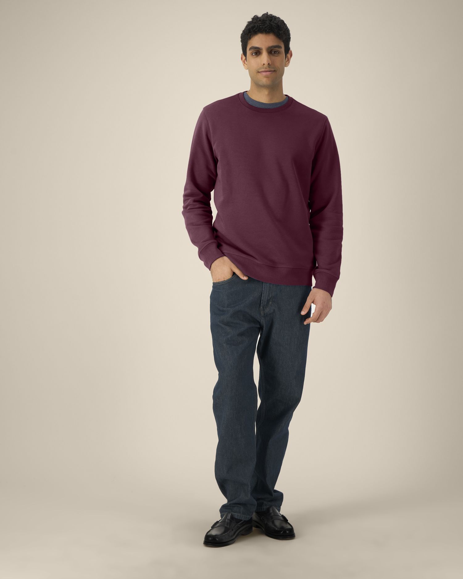 Roller – Unisex Crew neck sweatshirt - White