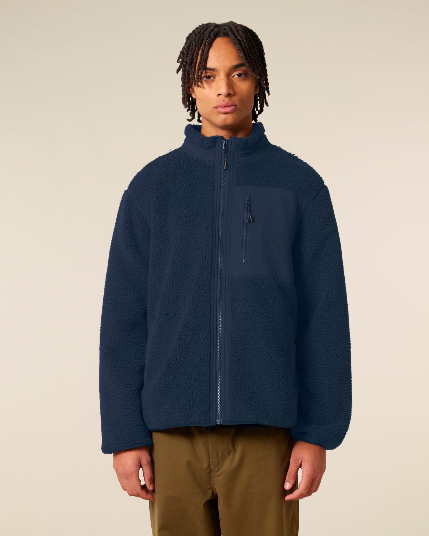 Brooker – Unisex Sherpa - Red Brown
