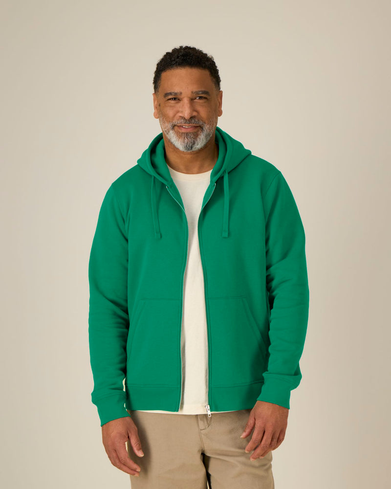 Mixer – Unisex Zip-thru sweatshirt - White