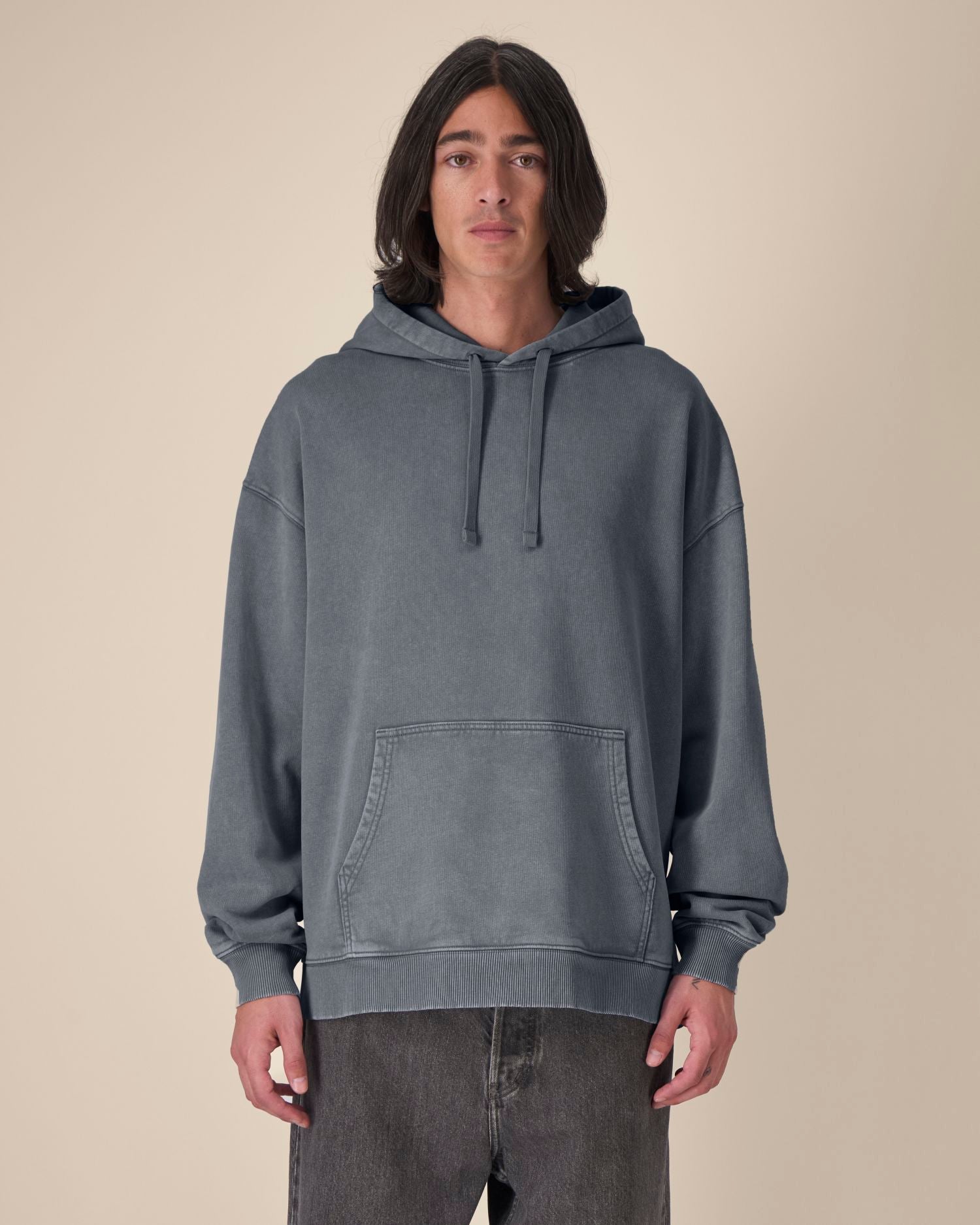 Slammer 2.0 vintage – Unisex Hoodie sweatshirt - G. Dyed Misty Grey