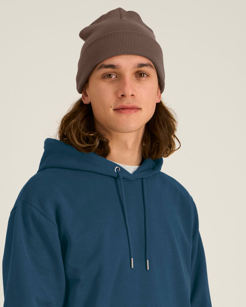 Rib Beanie – Unisex - Worker Blue