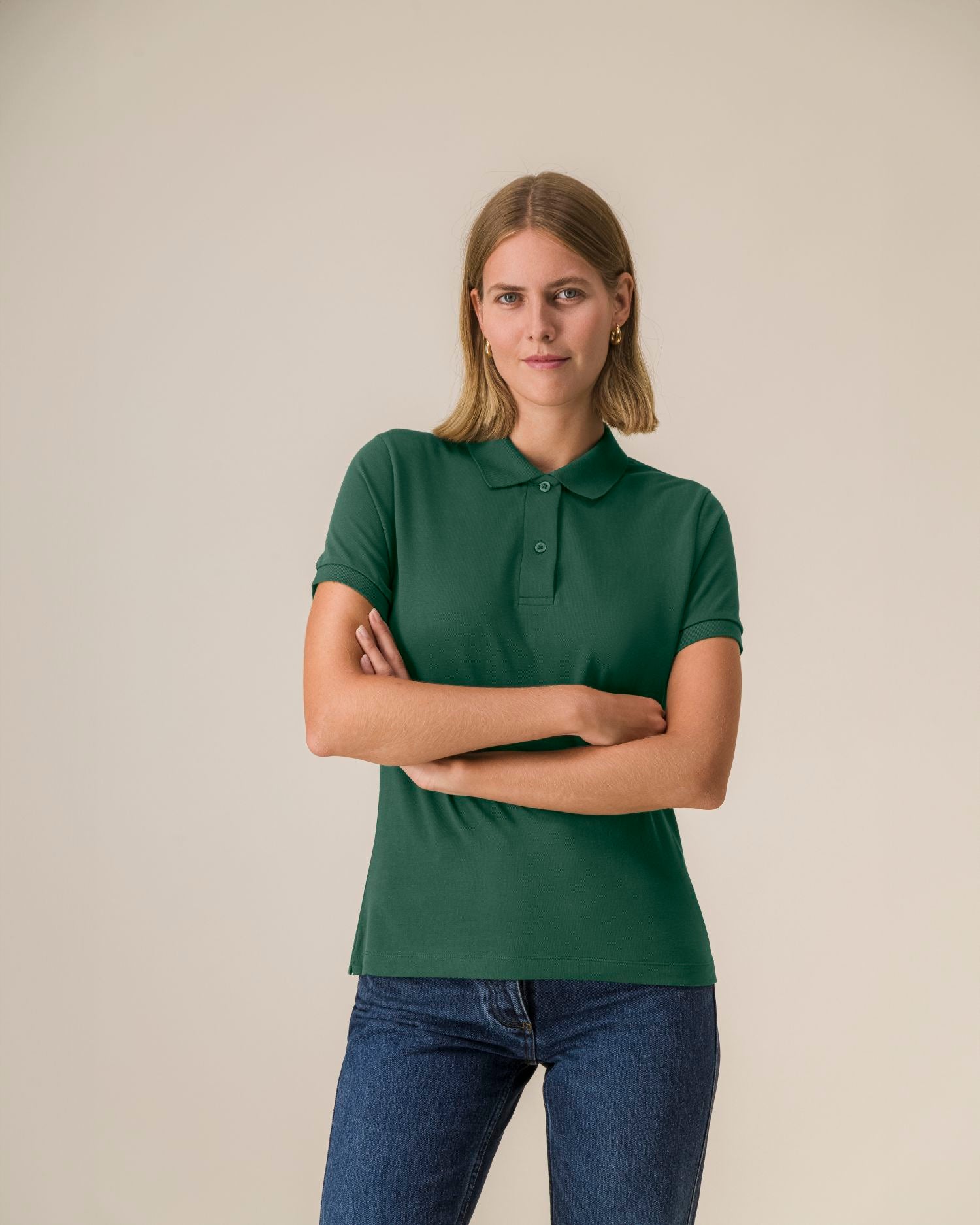 Stella Coaster – Women Polo Shirt - White