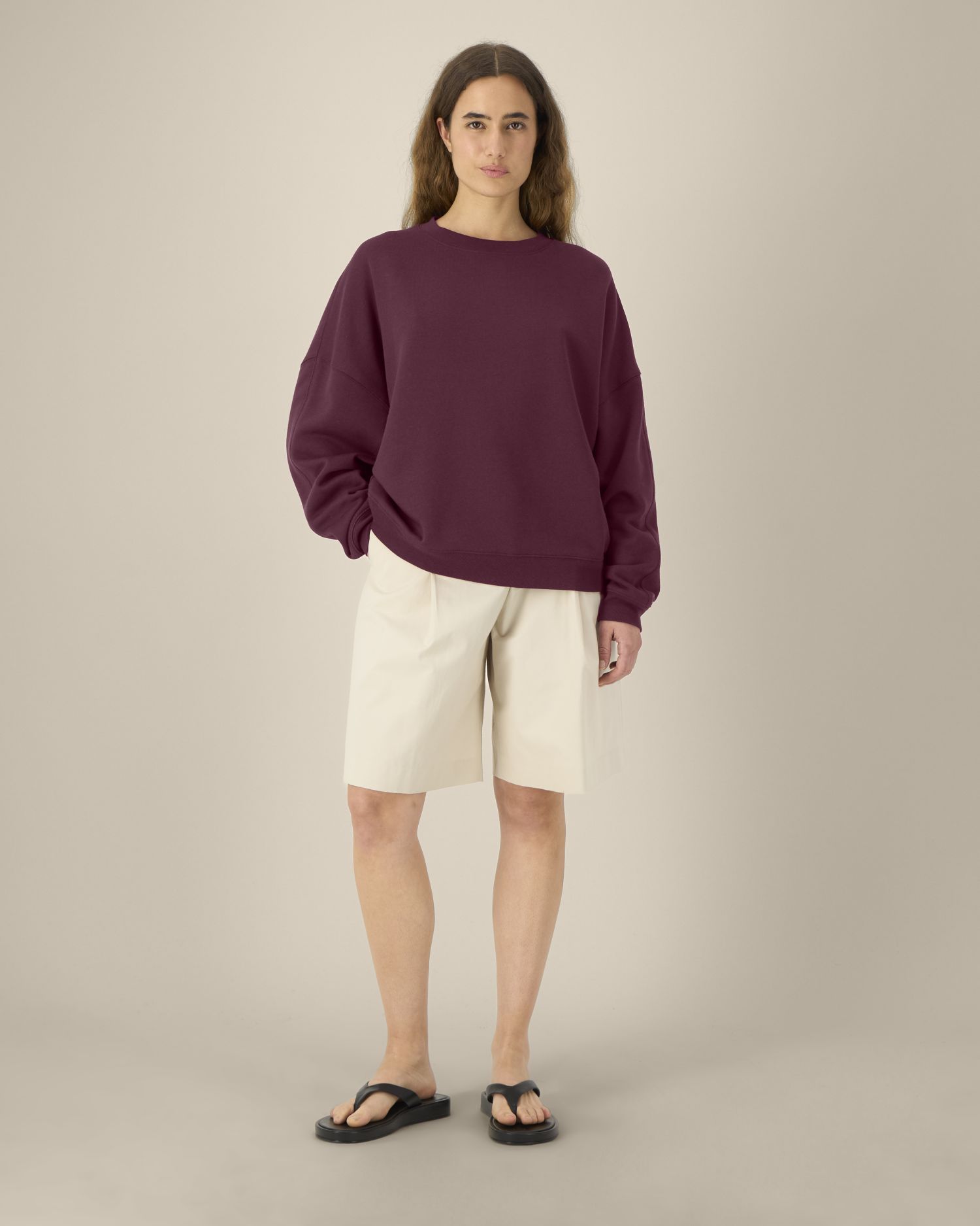 Stella Lianna – Women Crew neck sweatshirt - Heather Grey