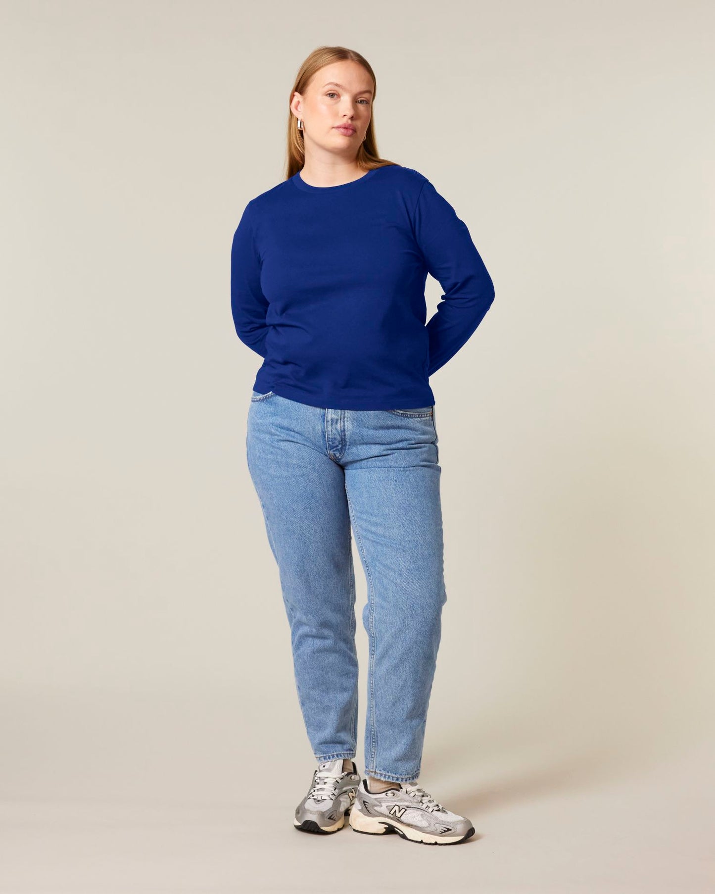 Stella Muser Long Sleeve – Women T-Shirt - Worker Blue