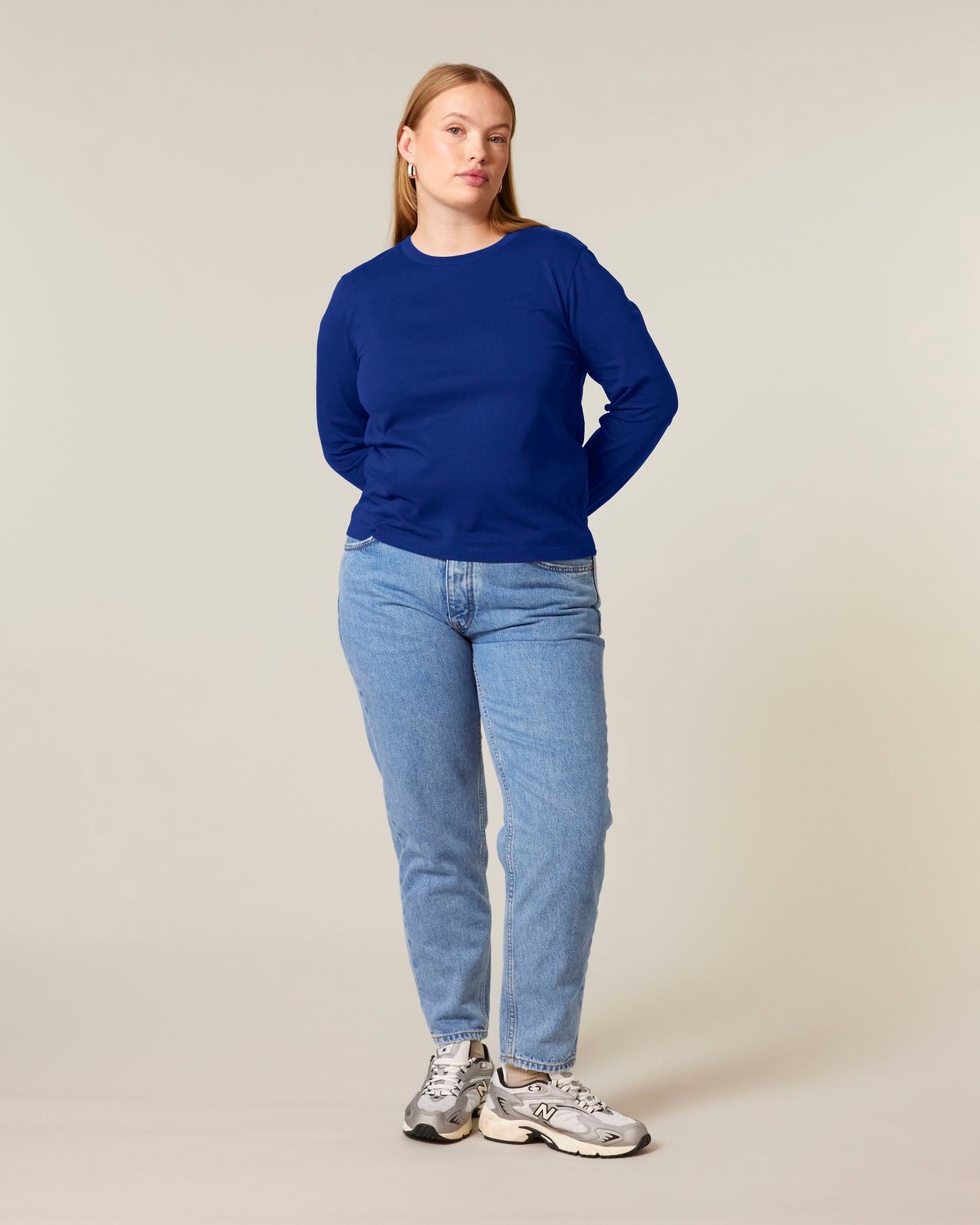 Stella Muser Long Sleeve – Women T-Shirt - Worker Blue